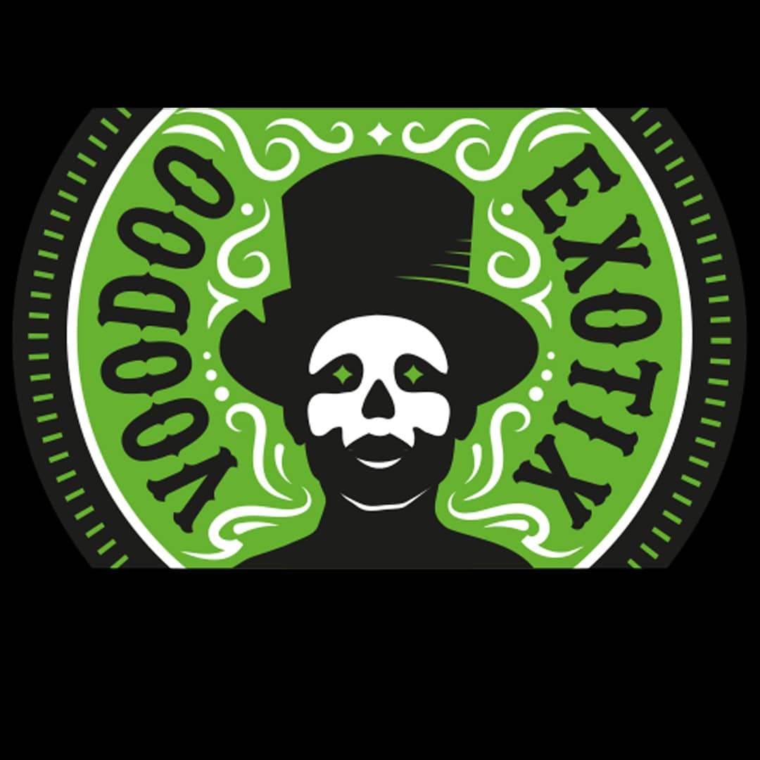 Voodoo Exotix Plat THC A Preroll 15ct jar